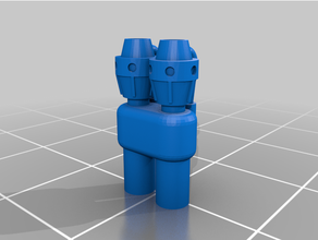 hakimiyet haçlı mitralyöz Flamers yeniden düzenleme 3d print model - Mito3D
