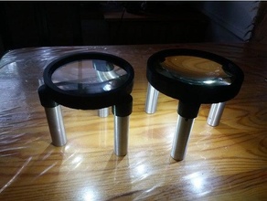 magnifier & led 3d print model - Mito3D