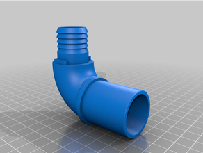 Waschen Maschine Abwasser Tube Stecker 3d Drucker Zubehörteil 3d print model - Mito3D
