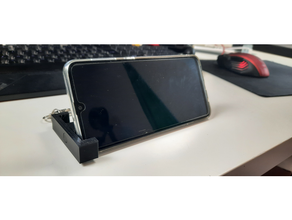 multi ângulo phone ficar pé print in place 3d print model - Mito3D