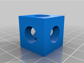 küp delikler 3d print model - Mito3D