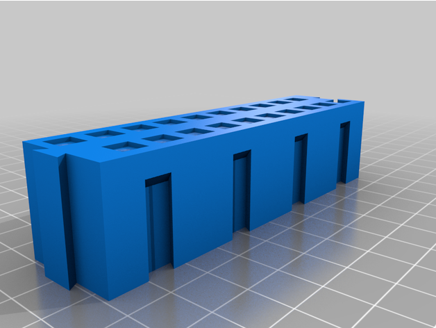 modulare dremel attrezzo organizzatore bit piolo tavola pannello forato 3D print model - Mito3D