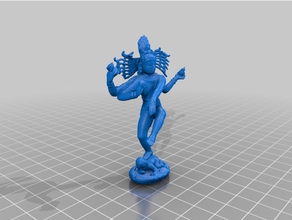 shiva nataraja senhor dança 3d print model - Mito3D