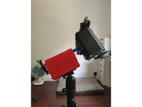 travel eq mount astronomy astrophotography equatorial monture equatoriale 3d print model - Mito3D