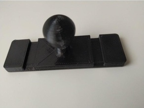 yi camera ball socket cable tie wall mount xiaomi 3d print model - Mito3D