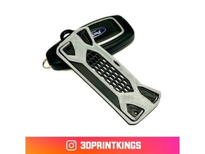ford focus 18 4th gen - key chain keychain keychains keyring keyrings multicolor multimaterial color 3d print model - Mito3D