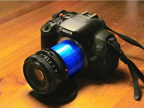 canon ef-fd adapter vintage lenses modern dslrs 3d printing ef fd lens 3d print model - Mito3D