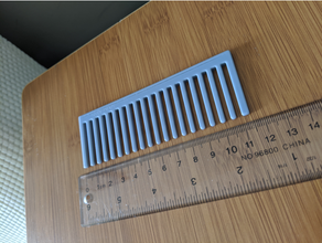 compacto peine accesorios fdm cabello ideal resina sencillo pequeña viaje 3d print model - Mito3D