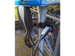 tesla umc plug cable holder electric vehicle 3d print model - Mito3D