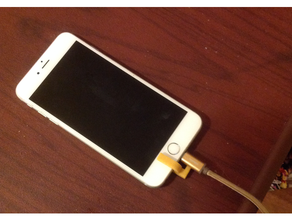 iphone şarj etmek klips kablo 6 3d print model - Mito3D