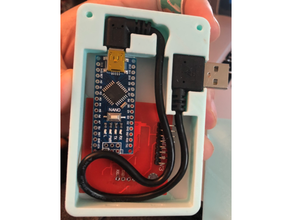 nfc Etikett Box Arduino Nano Halter Unterstützung Stichworte pn532 3d print model - Mito3D