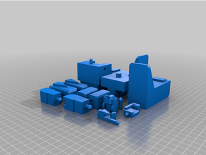 Benutzerdefiniert emirate Xaaron Aktion Zahl Roboter Transformer 3d print model - Mito3D