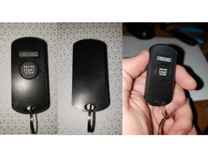 generic hyundai kia key fob replacement accent keyfob keyless entry remote control start 3d print model - Mito3D