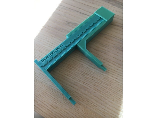 3d printed metric vernier caliper measuring tool printing calipers 3D print model - Mito3D