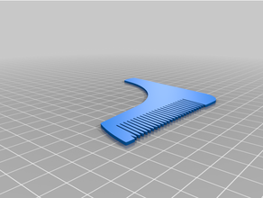 beard shaper comb 3d print model - Mito3D