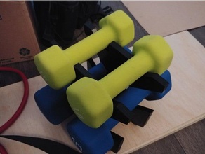 weight support rack 3d print model - Mito3D