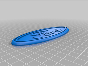ford badge 3d print model - Mito3D