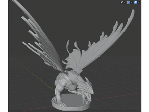 faerie dragon 2 dungeons dragons 3d print model - Mito3D
