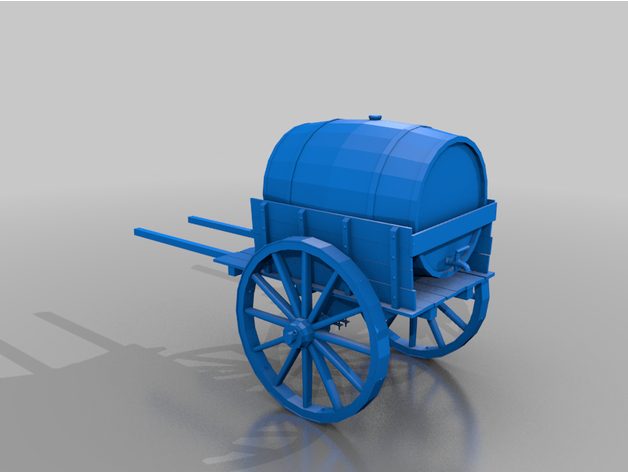 Kegger Chariot gubbins chariots tonnelet 3D print model - Mito3D