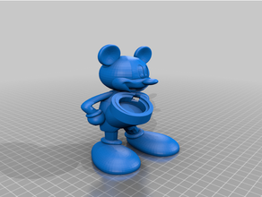 manzana reloj Mickey ratón 3d print model - Mito3D