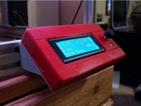 reprap lcd caso bainha monte reprapdiscount 3d print model - Mito3D