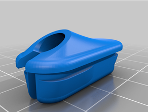 cable frame entry grommet 3d print model - Mito3D