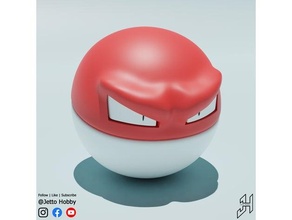 voltorb 1 10 escala pokemon modelo equipo 3d print model - Mito3D