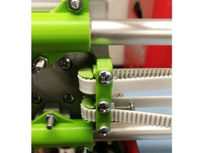 hypercube belt tensioner clamp corexy core xy 3d print model - Mito3D