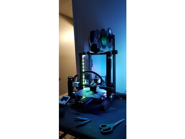 ender 3 profesyonel dublaj baskı gereksiz 5015 7530 aio eksen üfleyici bmg durum kılıf dönüştürmek soğutucu Corexy cpap Creality sönümleyici çift ekstrüder motor e3d 3D print model - Mito3D