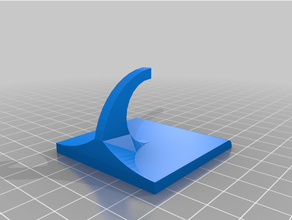 wall hook 3d print model - Mito3D