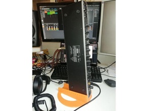 behringer u-phoria umc1820 audio interface vertical stand mount beringher music studio tools usb rack 3d print model - Mito3D