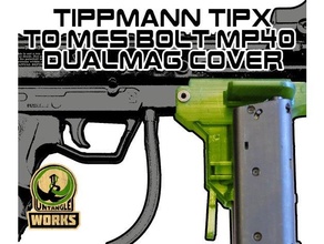 tippmann tipx mcs bolt blizzard adapter mp40 dc edition magfed paintball 3d print model - Mito3D