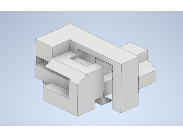 modern house 9 building blocks fun housing design 3D print model - Mito3D
