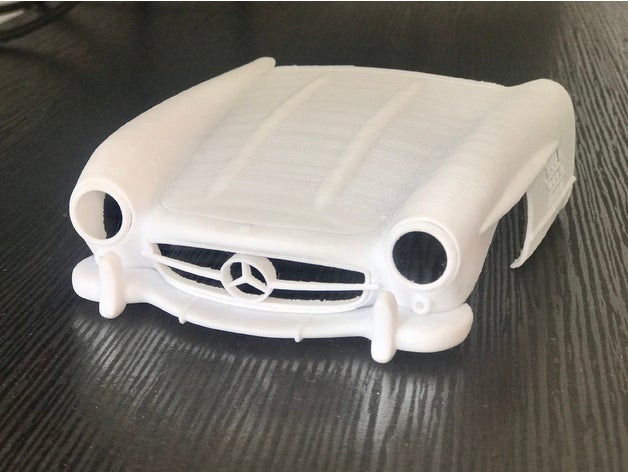 mercedes benz 300sl 3D print model - Mito3D