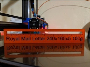 royal correo letra calibre 3d print model - Mito3D