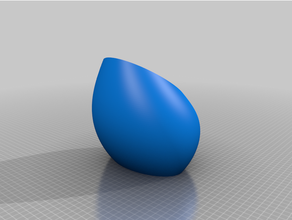 ellipticalbowl1 tigela recipiente 3d print model - Mito3D