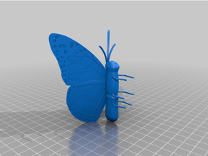 farfalla 3d print model - Mito3D