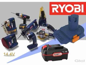 parkide x20 Ryobi 144v 20v équipe 3d print model - Mito3D