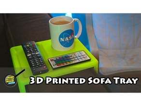 Fai divano vassoio tazza titolare supporto portabicchieri 3d print model - Mito3D