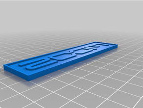 zoom pedals logo cdr-50 3d print model - Mito3D