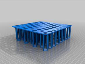 conical tube storage rack 15ml holder dna microbiology pcr test 3d print model - Mito3D