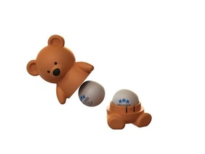 teddy bear tabletennis ball storage 3d print model - Mito3D