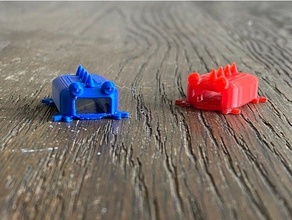carregador mordida animal cordão 3d print model - Mito3D