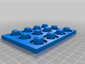 fornido Pro enchufe soporte partes organizador herramientas trinquete caja 3d print model - Mito3D