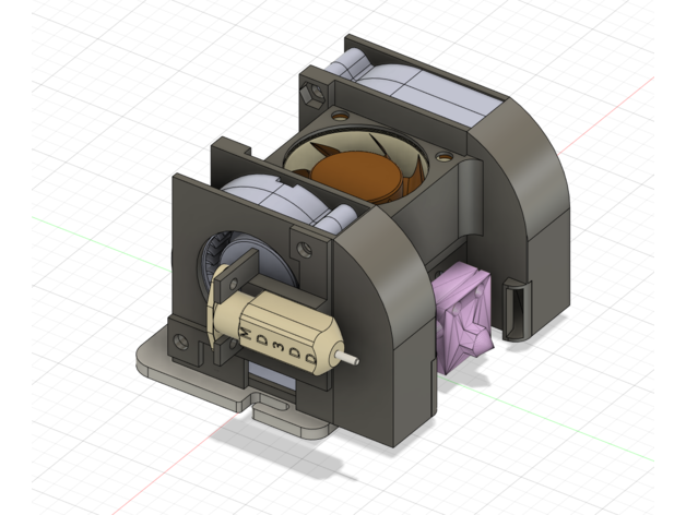 ender 5 direct conduire pm million 4020 principale ventilateur double 5015 bltouch microswiss bêta 3D print model - Mito3D