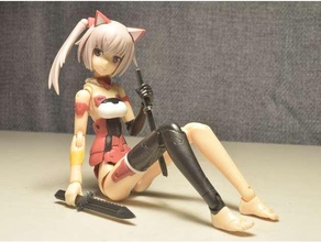 1 12 combat knife frame arms girl compatible framearms framearmsgirl kotobukiya 3d print model - Mito3D