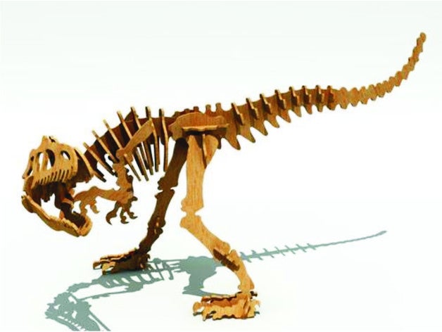 dinosaur 500mm long tyrannosaurus rex 3D print model - Mito3D
