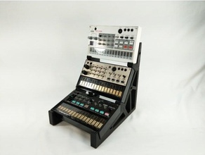 korg volca stand 3x - pure 3d printed 3d print model - Mito3D