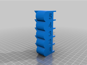 support calibration tower 3d print model - Mito3D