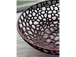 Voronoi çanak 3d print model - Mito3D